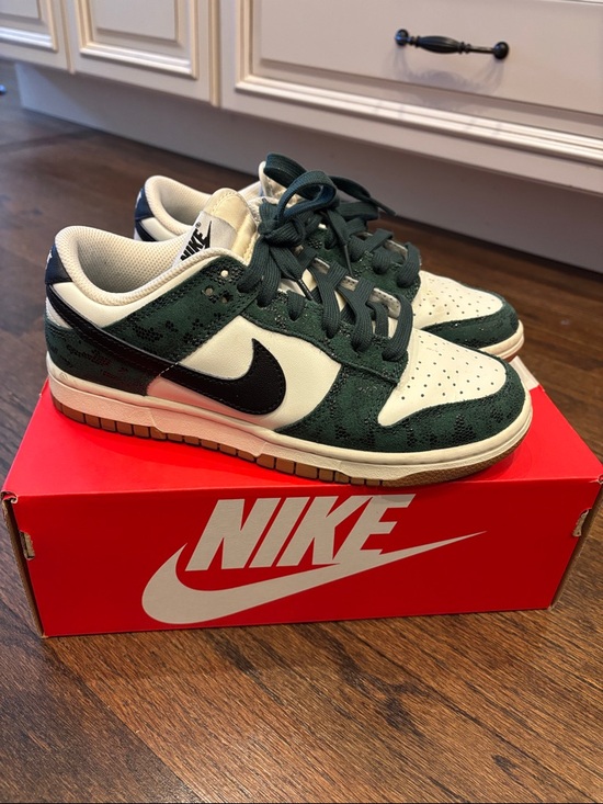 Nike Shoes - Women’s Nike Dunk Low Green White Black
